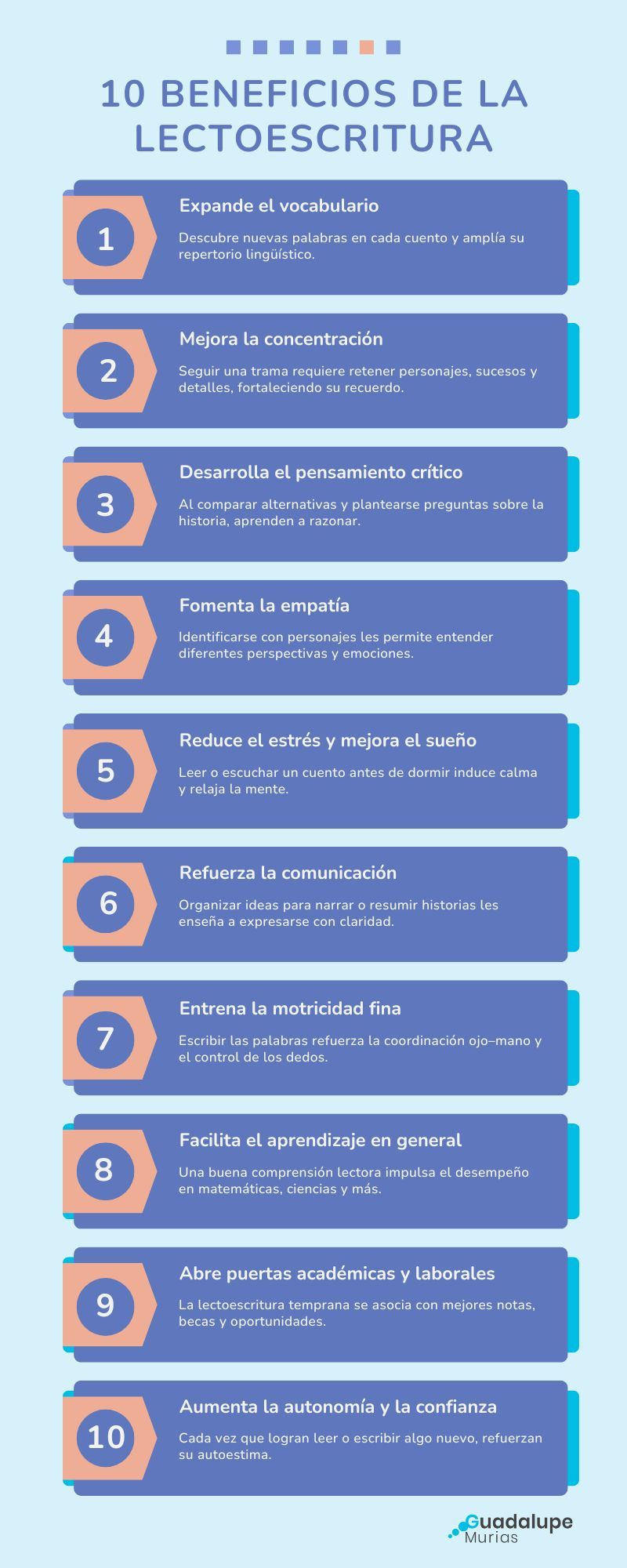Beneficios de la lectoescritura